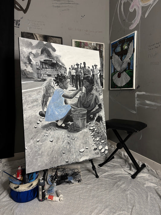 Empathetic Angel Print 18x24in.