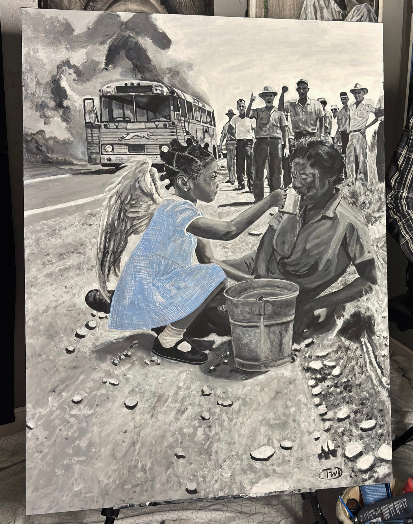 Empathetic Angel Print 18x24in.