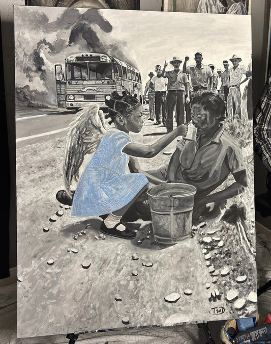 Empathetic Angel Print 18x24in.