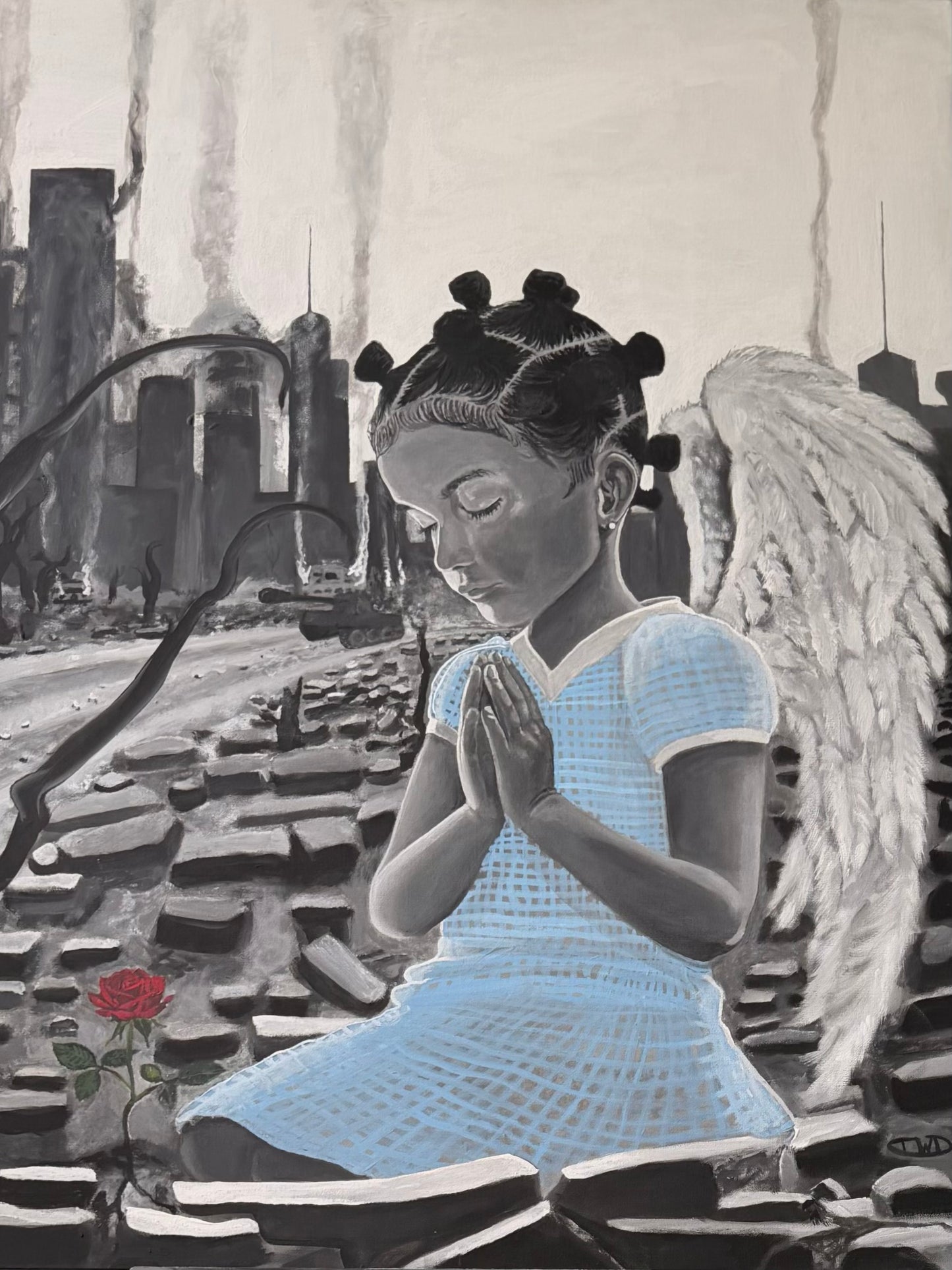 Empathetic Angel 2 Print 18x24in.